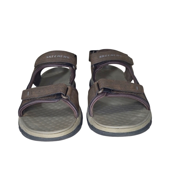 Skechers Tresmen Garo Chocolate Sandals Size 10